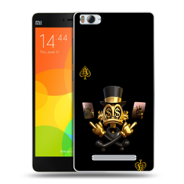 Пластиковый чехол на Xiaomi Mi4i с принтом Золотой скрудж макдак Пластиковый чехол на Xiaomi Mi4i с принтом Золотой скрудж макдак
