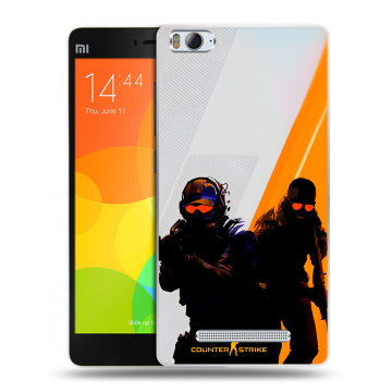Пластиковый чехол на Xiaomi Mi4i с принтом Контер страйк Counter strike