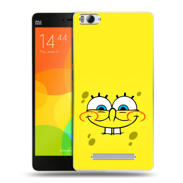 Пластиковый чехол на Xiaomi Mi4i с принтом спанчбоб спанч боб Пластиковый чехол на Xiaomi Mi4i с принтом спанчбоб спанч боб