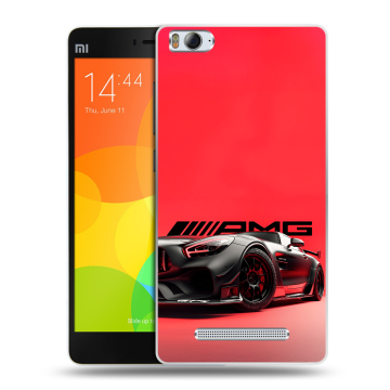 Пластиковый чехол на Xiaomi Mi4i с принтом Мерседес Mercedes AMG Пластиковый чехол на Xiaomi Mi4i с принтом Мерседес Mercedes AMG