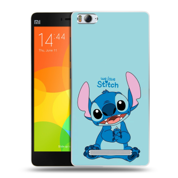 Пластиковый чехол на Xiaomi Mi4i с принтом Лило и Стич Пластиковый чехол на Xiaomi Mi4i с принтом Лило и Стич