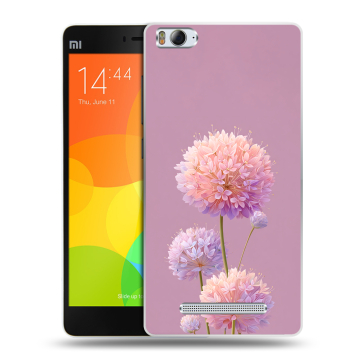 Пластиковый чехол на Xiaomi Mi4i с принтом Цветы Пластиковый чехол на Xiaomi Mi4i с принтом Цветы