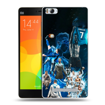 Пластиковый чехол на Xiaomi Mi4i с принтом Реал Роналдо Пластиковый чехол на Xiaomi Mi4i с принтом Реал Роналдо