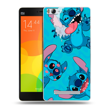 Пластиковый чехол на Xiaomi Mi4i с принтом Лило и Стич Пластиковый чехол на Xiaomi Mi4i с принтом Лило и Стич