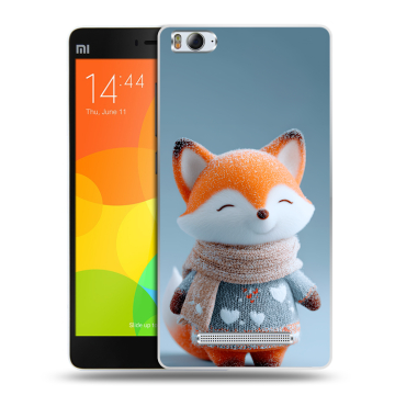 Пластиковый чехол на Xiaomi Mi4i с принтом Лиса Пластиковый чехол на Xiaomi Mi4i с принтом Лиса