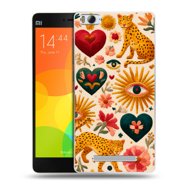 Пластиковый чехол на Xiaomi Mi4i с принтом Модный принт Пластиковый чехол на Xiaomi Mi4i с принтом Модный принт