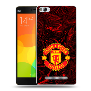 Пластиковый чехол на Xiaomi Mi4i с принтом Manchester United
