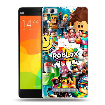 Пластиковый чехол на Xiaomi Mi4i с принтом Roblox Роблокс Пластиковый чехол на Xiaomi Mi4i с принтом Roblox Роблокс