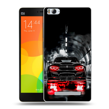 Пластиковый чехол на Xiaomi Mi4i с принтом BMW БМВ Пластиковый чехол на Xiaomi Mi4i с принтом BMW БМВ