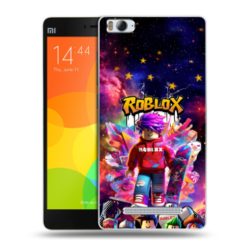 Пластиковый чехол на Xiaomi Mi4i с принтом Roblox Роблокс Пластиковый чехол на Xiaomi Mi4i с принтом Roblox Роблокс