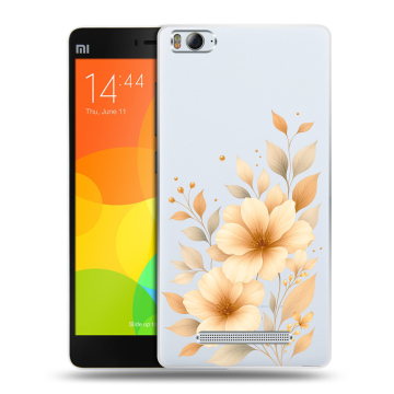 Пластиковый чехол на Xiaomi Mi4i с принтом для девушки