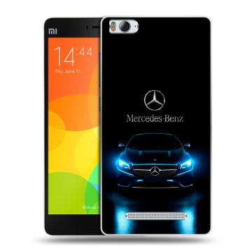 Пластиковый чехол на Xiaomi Mi4i с принтом Mercedes Мерседес Пластиковый чехол на Xiaomi Mi4i с принтом Mercedes Мерседес
