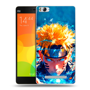 Пластиковый чехол на Xiaomi Mi4i с принтом Аниме Наруто Naruto