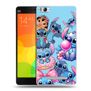 Пластиковый чехол на Xiaomi Mi4i с принтом Лило и Стич Пластиковый чехол на Xiaomi Mi4i с принтом Лило и Стич