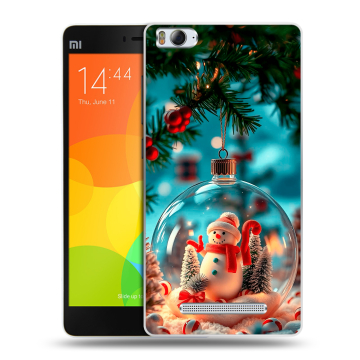 Пластиковый чехол на Xiaomi Mi4i с принтом Новый год Пластиковый чехол на Xiaomi Mi4i с принтом Новый год