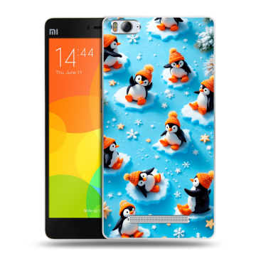 Пластиковый чехол на Xiaomi Mi4i с принтом Новый год Пластиковый чехол на Xiaomi Mi4i с принтом Новый год
