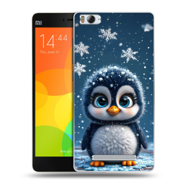 Пластиковый чехол на Xiaomi Mi4i с принтом Новый год Пластиковый чехол на Xiaomi Mi4i с принтом Новый год