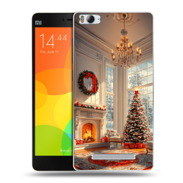 Пластиковый чехол на Xiaomi Mi4i с принтом Новый год Пластиковый чехол на Xiaomi Mi4i с принтом Новый год