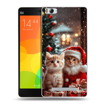 Пластиковый чехол на Xiaomi Mi4i с принтом Новый год Пластиковый чехол на Xiaomi Mi4i с принтом Новый год