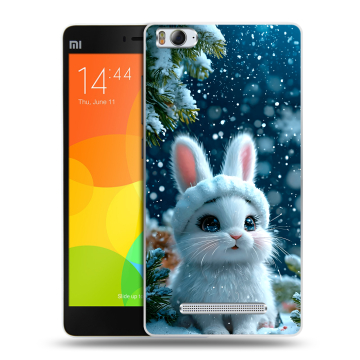 Пластиковый чехол на Xiaomi Mi4i с принтом Новый год Пластиковый чехол на Xiaomi Mi4i с принтом Новый год