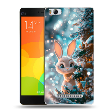 Пластиковый чехол на Xiaomi Mi4i с принтом Новый год