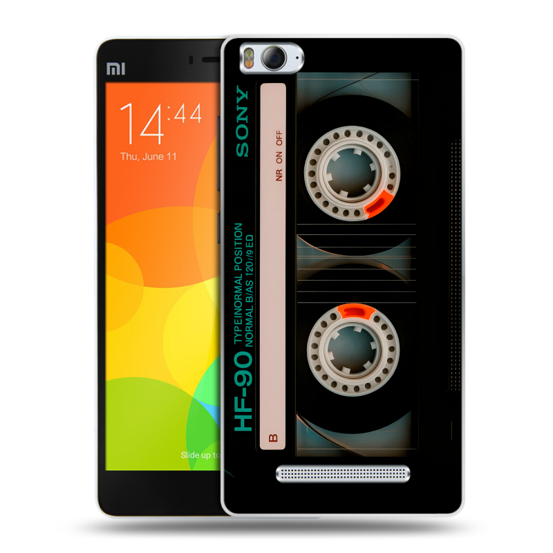 Пластиковый чехол на Xiaomi Mi4i с принтом Кассета Пластиковый чехол на Xiaomi Mi4i с принтом Кассета