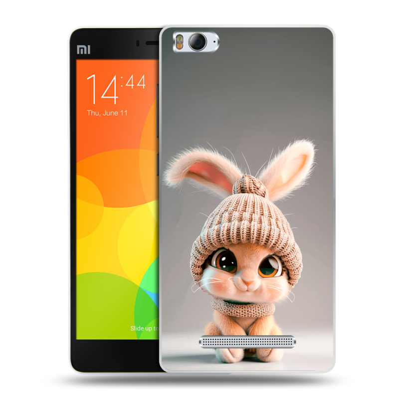 Пластиковый чехол на Xiaomi Mi4i с принтом Кролик Пластиковый чехол на Xiaomi Mi4i с принтом Кролик