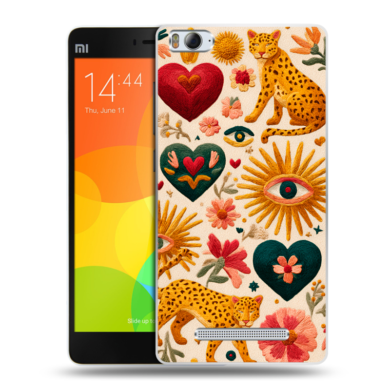Пластиковый чехол на Xiaomi Mi4i с принтом Модный принт Пластиковый чехол на Xiaomi Mi4i с принтом Модный принт