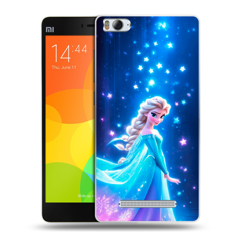 Пластиковый чехол на Xiaomi Mi4i с принтом Холодное сердце Frozen Пластиковый чехол на Xiaomi Mi4i с принтом Холодное сердце Frozen