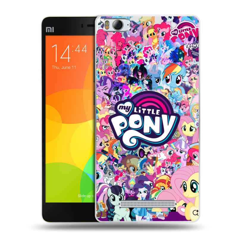 Пластиковый чехол на Xiaomi Mi4i с принтом My little pony Дружба чудо Пластиковый чехол на Xiaomi Mi4i с принтом My little pony Дружба чудо