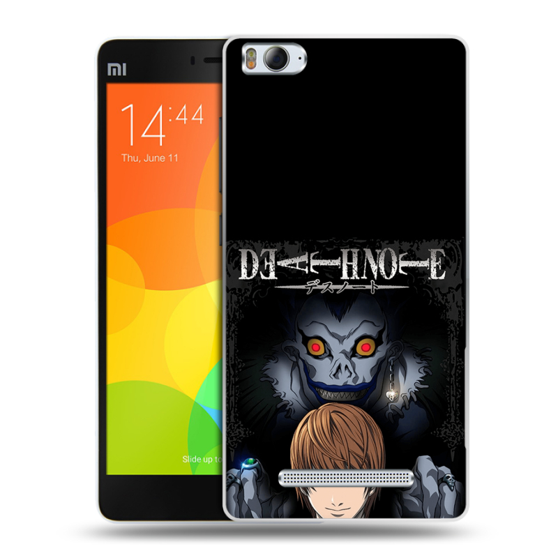 Пластиковый чехол на Xiaomi Mi4i с принтом Death note Тетрадь смерти Пластиковый чехол на Xiaomi Mi4i с принтом Death note Тетрадь смерти