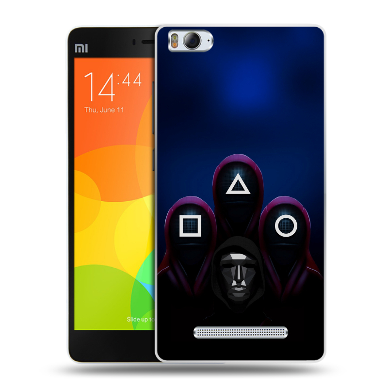 Пластиковый чехол на Xiaomi Mi4i с принтом Игра Кальмара Пластиковый чехол на Xiaomi Mi4i с принтом Игра Кальмара
