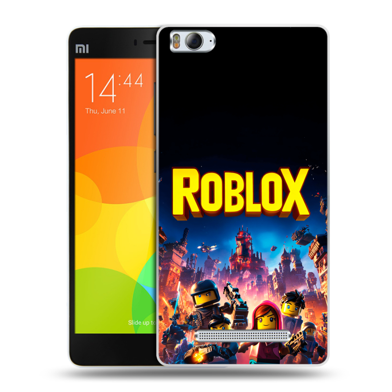 Пластиковый чехол на Xiaomi Mi4i с принтом Roblox Роблокс Пластиковый чехол на Xiaomi Mi4i с принтом Roblox Роблокс