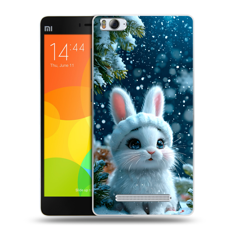 Пластиковый чехол на Xiaomi Mi4i с принтом Новый год Пластиковый чехол на Xiaomi Mi4i с принтом Новый год