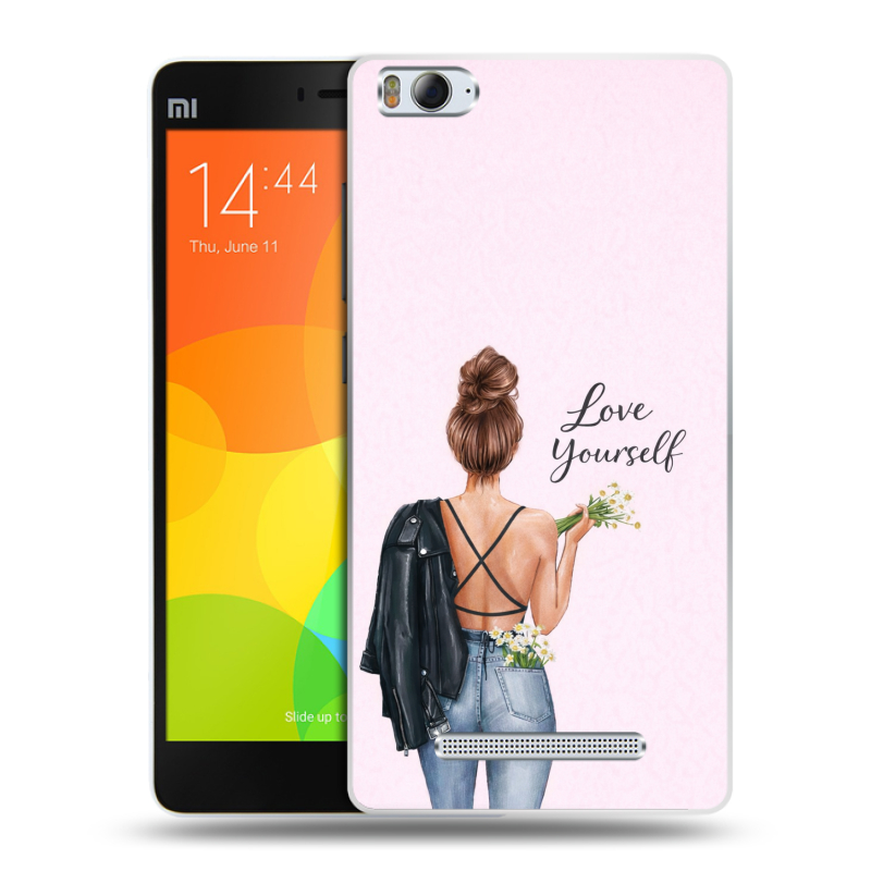 Пластиковый чехол на Xiaomi Mi4i с принтом женский Пластиковый чехол на Xiaomi Mi4i с принтом женский