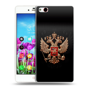 Силиконовый чехол на ZTE Nubia Z9 Max с принтом Герб России Силиконовый чехол на ZTE Nubia Z9 Max с принтом Герб России