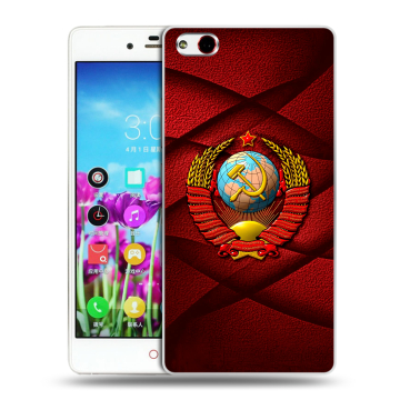 Силиконовый чехол на ZTE Nubia Z9 Max с принтом Герб СССР Силиконовый чехол на ZTE Nubia Z9 Max с принтом Герб СССР