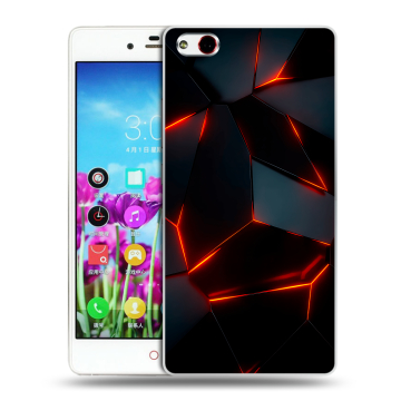 Силиконовый чехол на ZTE Nubia Z9 Max с принтом Яркие абстракции Силиконовый чехол на ZTE Nubia Z9 Max с принтом Яркие абстракции