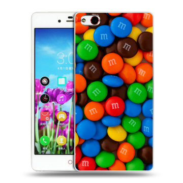 Силиконовый чехол на ZTE Nubia Z9 Max с принтом Конфеты Силиконовый чехол на ZTE Nubia Z9 Max с принтом Конфеты