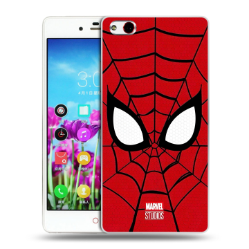 Силиконовый чехол на ZTE Nubia Z9 Max с принтом человек паук spiderman Силиконовый чехол на ZTE Nubia Z9 Max с принтом человек паук spiderman