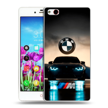Силиконовый чехол на ZTE Nubia Z9 Max с принтом БМВ BMW Силиконовый чехол на ZTE Nubia Z9 Max с принтом БМВ BMW