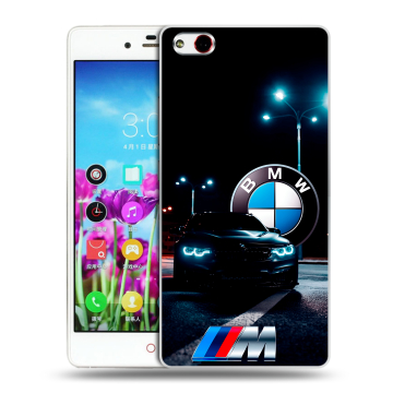 Силиконовый чехол на ZTE Nubia Z9 Max с принтом БМВ BMW Силиконовый чехол на ZTE Nubia Z9 Max с принтом БМВ BMW