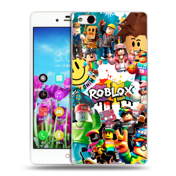 Силиконовый чехол на ZTE Nubia Z9 Max с принтом Roblox Роблокс Силиконовый чехол на ZTE Nubia Z9 Max с принтом Roblox Роблокс