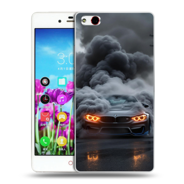 Силиконовый чехол на ZTE Nubia Z9 Max с принтом BMW БМВ Силиконовый чехол на ZTE Nubia Z9 Max с принтом BMW БМВ