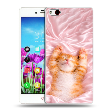 Силиконовый чехол на ZTE Nubia Z9 Max с принтом женский