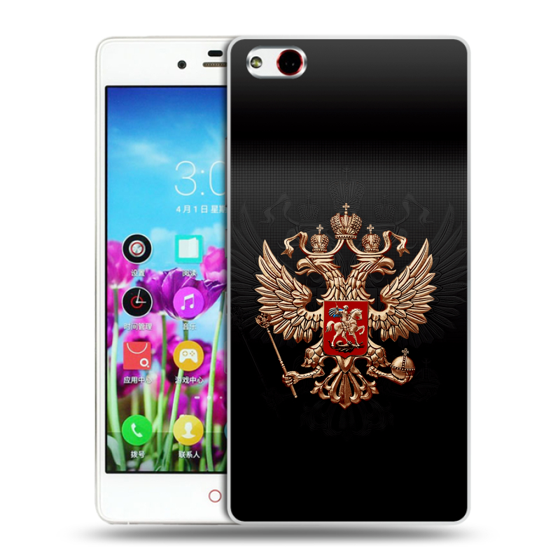 Силиконовый чехол на ZTE Nubia Z9 Max с принтом Герб России Силиконовый чехол на ZTE Nubia Z9 Max с принтом Герб России