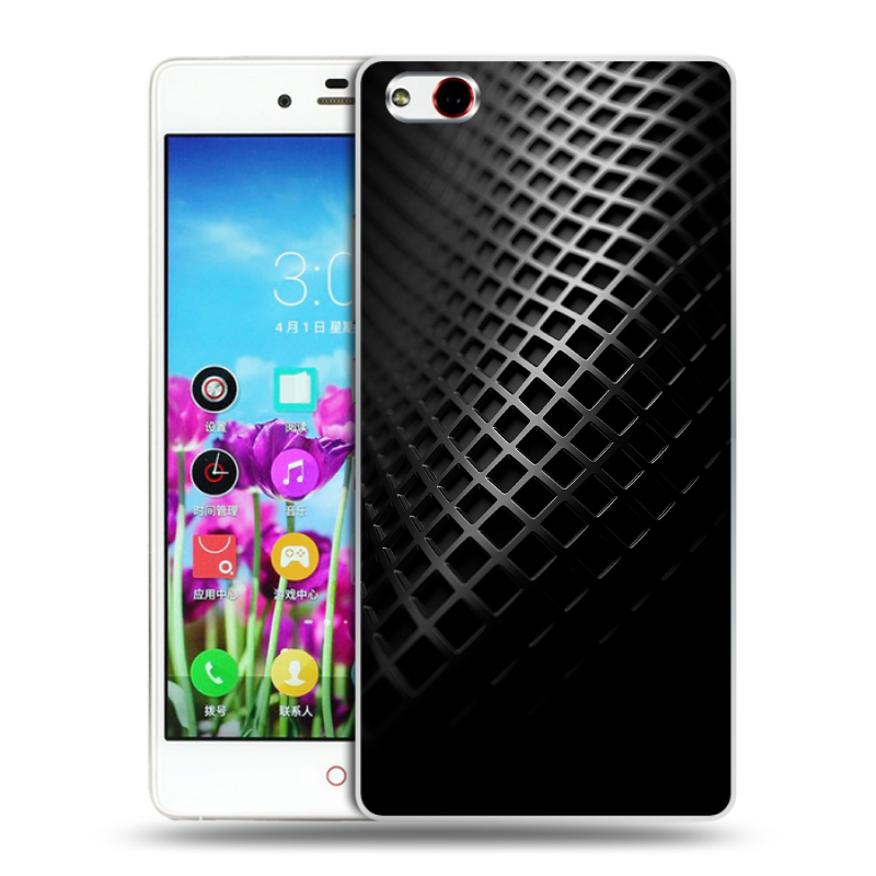Пластиковый чехол на ZTE Nubia Z9 Max с принтом Текстура металла Пластиковый чехол на ZTE Nubia Z9 Max с принтом Текстура металла