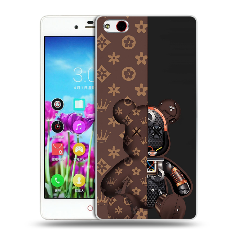 Силиконовый чехол на ZTE Nubia Z9 Max с принтом Луи робот Силиконовый чехол на ZTE Nubia Z9 Max с принтом Луи робот