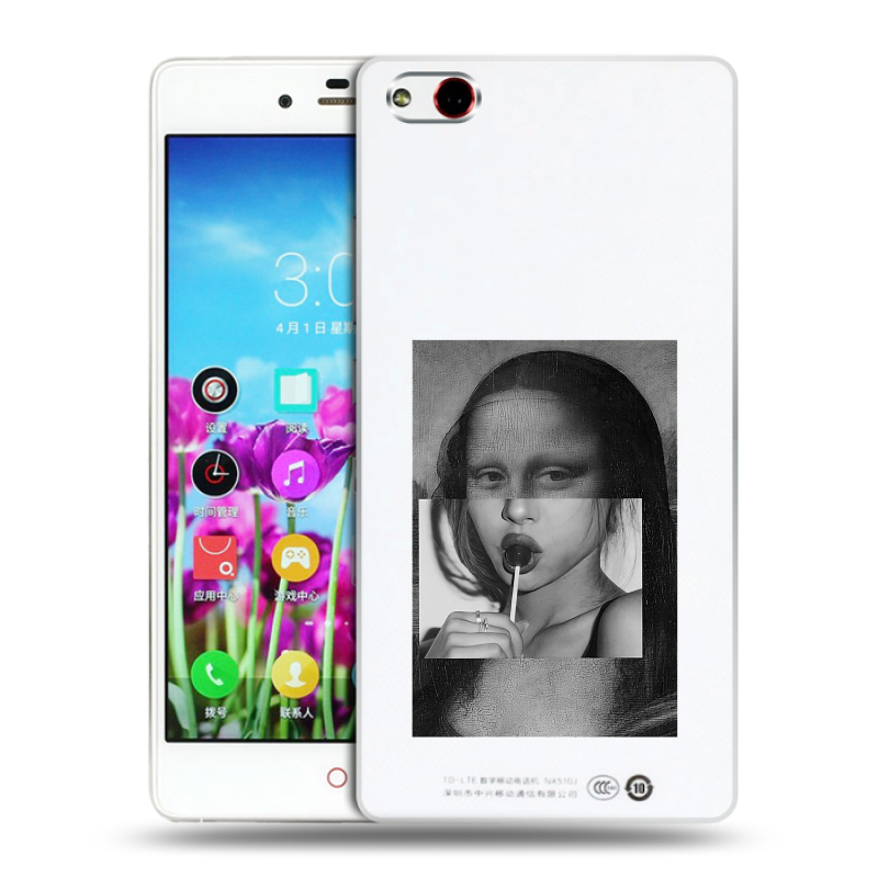 Пластиковый чехол на ZTE Nubia Z9 Max с принтом Мона Лиза Пластиковый чехол на ZTE Nubia Z9 Max с принтом Мона Лиза