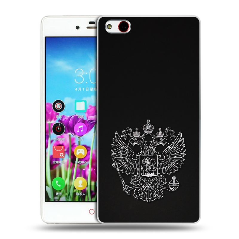 Пластиковый чехол на ZTE Nubia Z9 Max с принтом Герб России Пластиковый чехол на ZTE Nubia Z9 Max с принтом Герб России